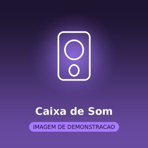 Caixa de Som Portátil 40W à Prova d’Água com Luzes RGB