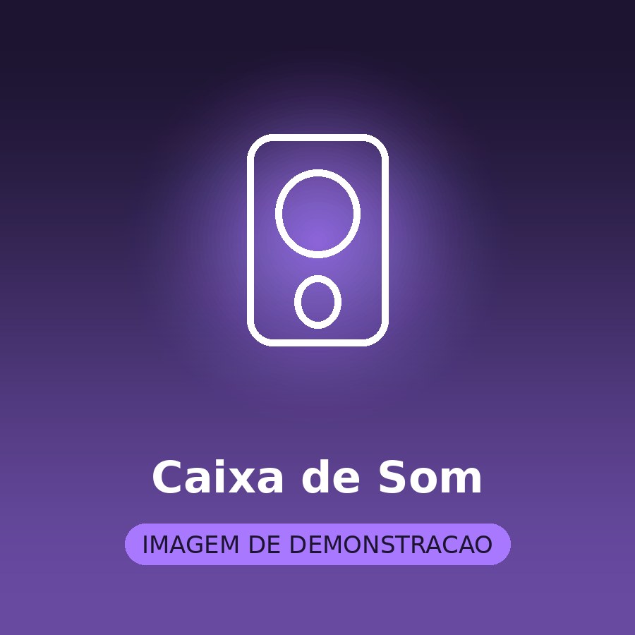 Caixa de Som Portátil 40W à Prova d’Água com Luzes RGB